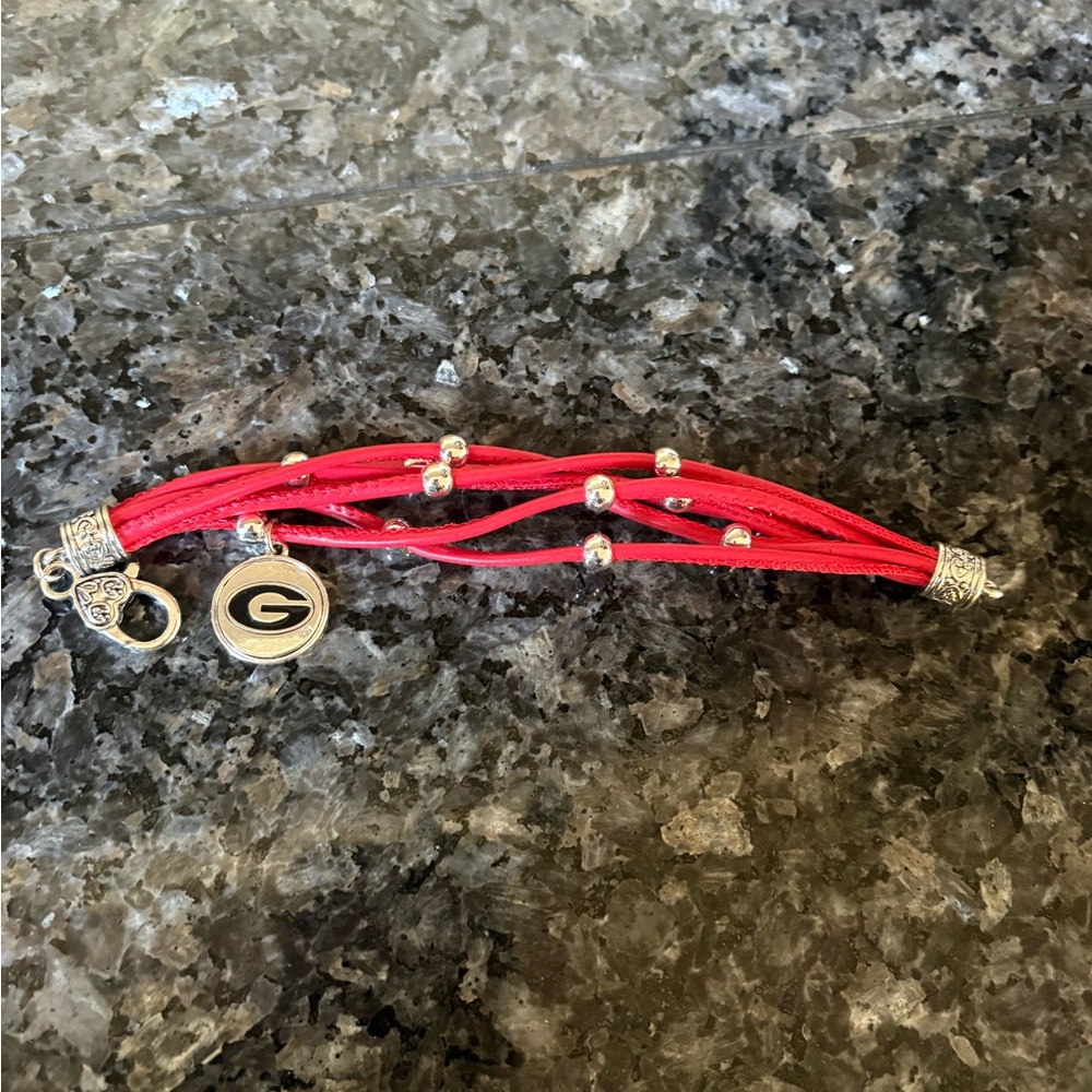 Red Beaded Women's Bracelet